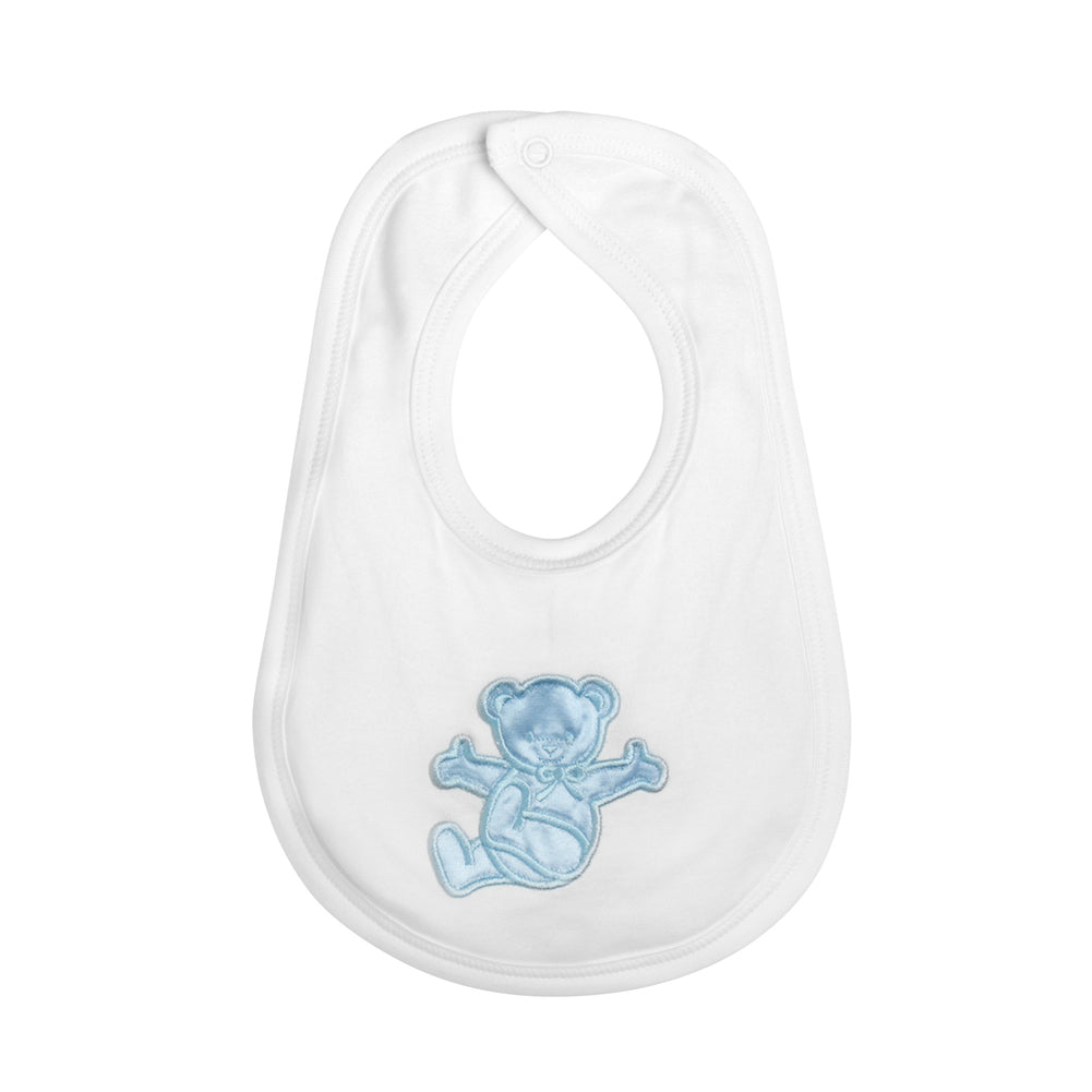 Bib with lazy bear