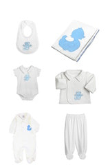 6 piece baby boy gift set