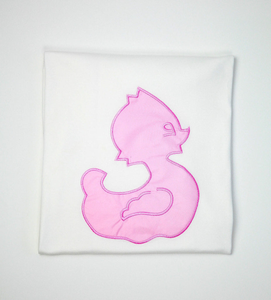 swaddling blanket pink duck
