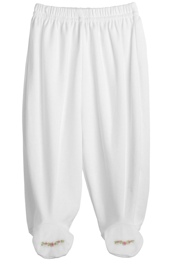 floral footed trousers