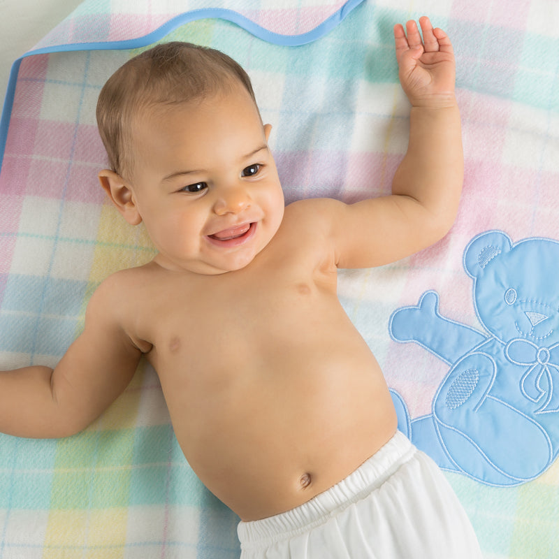 Plaid baby blanket deals